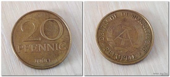20 пфеннигов 1969  ГДР