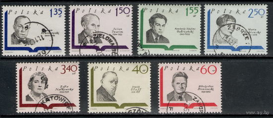 Польша /1969/ Искусство / Писатели / Литература / Серия 7 Марок