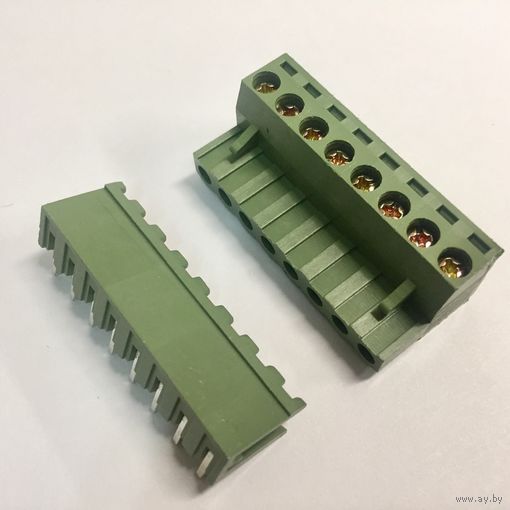 EDGR + EDGK-5.0-08p ((цена за 3 комплекта)) клеммники XY2500R-A-08p + XY2500F-A-8p