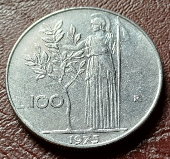 Италия 100 лир, 1975    ( 1-13-4 )