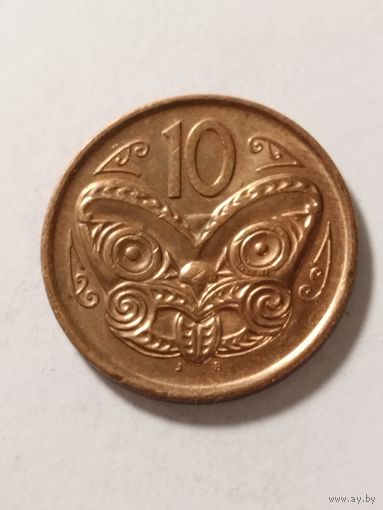 Новая Зеландия 10 центов 2006