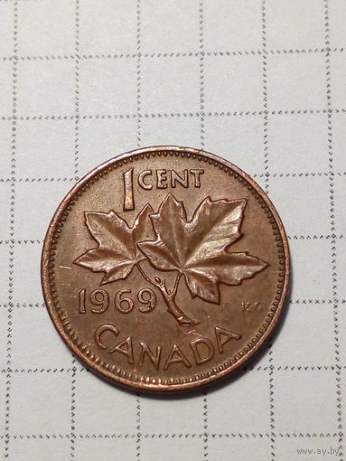 1 цент Канада 1969 год