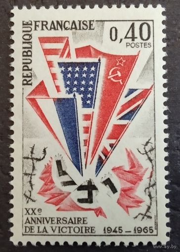Франция. 1965г. Mi1509**. 20-летие победы
