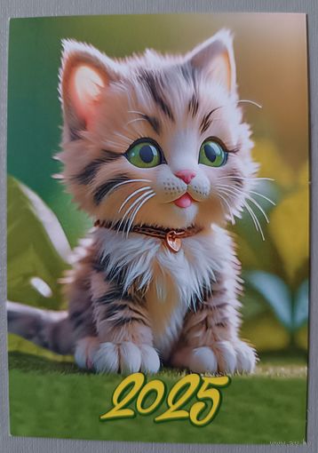 Котенок. Календарик, 2025, глянец