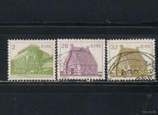 Ирландия Респ 1982-6 Ботанический сад в Дублине Кирха на о. Св. МакДара Стандарт #485,572,591