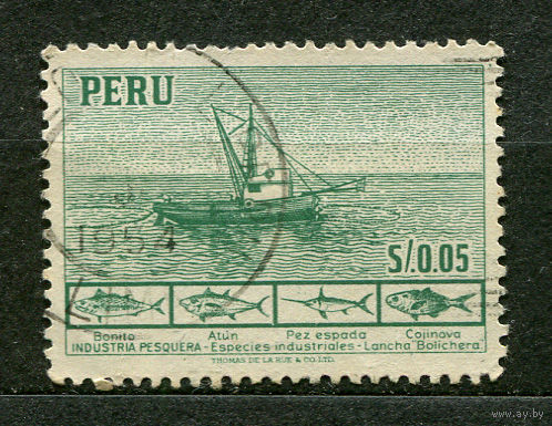 Рыболовное судно. Перу. 1952