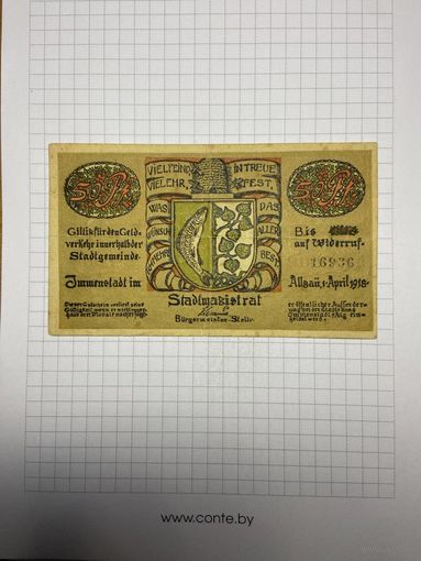 Нотгельды 50 пфеннигов (Германия Веймарская республика). -2612