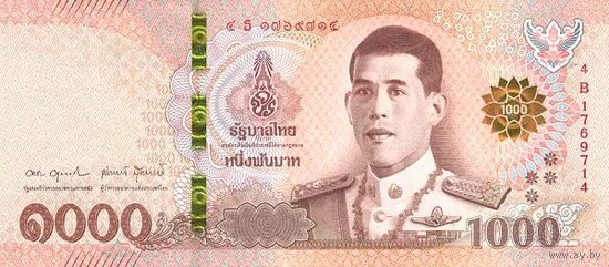 Таиланд 1000 бат образца 2018 года UNC p139(4)