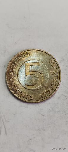 Словения 5 толар 2000