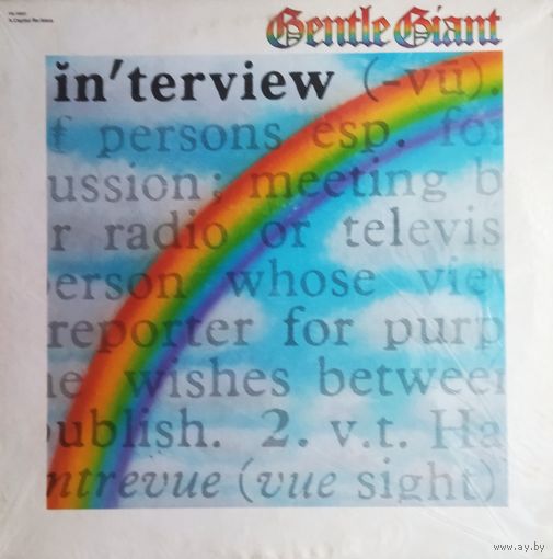 GENTLE GIANT /In'terview/1976, EMI, LP, EX, USA