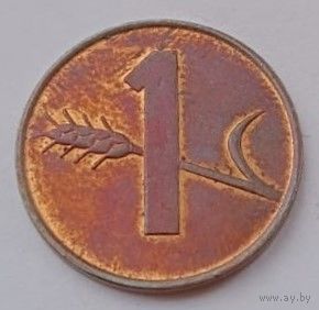 Швейцария, 1 раппен, 1973 год, F