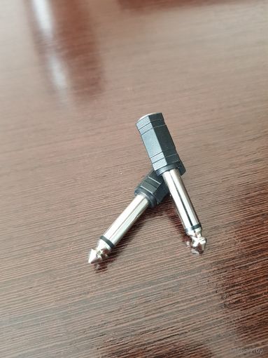 Адаптер USBTOP 6.3mm - 3.5mm   (2 шт.)