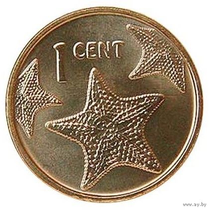 Багамы 1 цент, 2015 UNC магн.