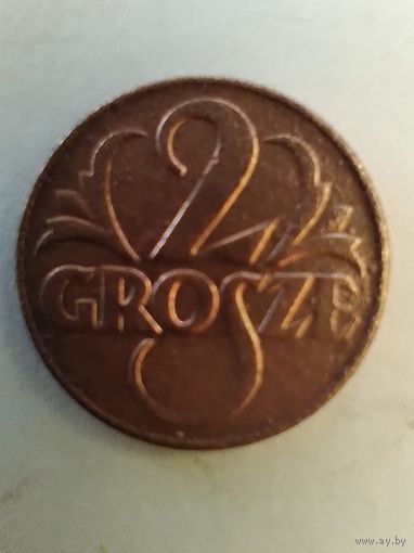 2 гроша 1923г. Польша
