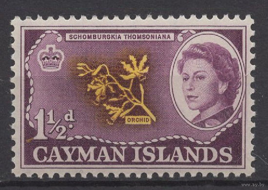 Кайманы 1962 ** Орхидеи, марка из серии (Mi 156), Британские колонии