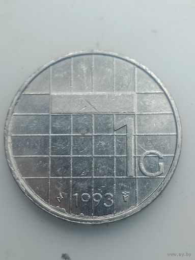Недерланды 1 гульден 1993 года .
