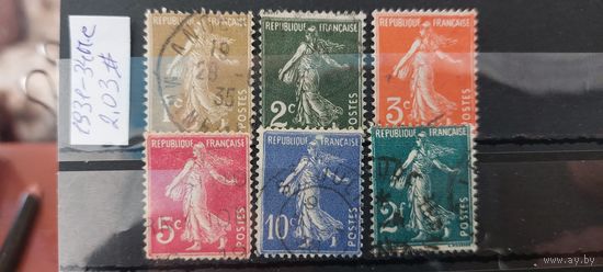 РАСПРОДАЖА ФРАНЦИЯ 1931г. Полная серия. Гаш.