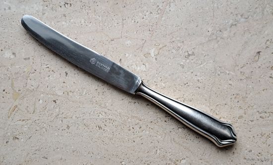 Нож столовый посеребренный Rostfrei Solingen Германия ХХ век.