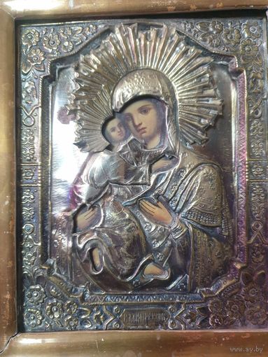 Икона в рамке, с рубля