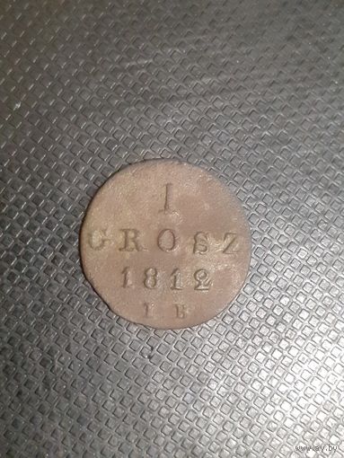 1 грош 1812 год