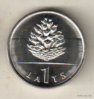 Латвия 1 лат 2006 Шишка