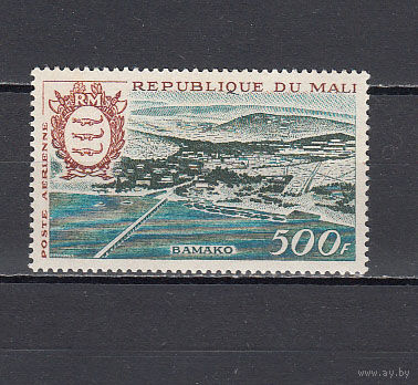 Вид Бамако. Мали. 1961. 1 марка. Michel N 28 (15,0 е)