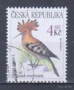 [861] Чехия 1999. Фауна.Птицы.Удод. Гашеная марка.