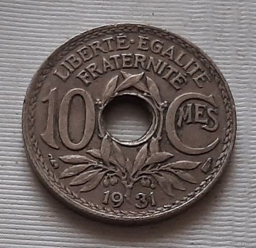 10 сантимов 1931 г. Франция