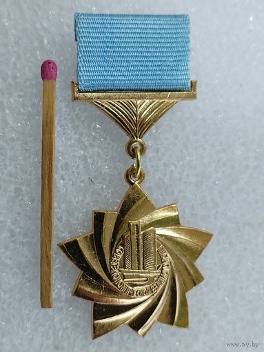 Знак. СЭВ, Совет Экономической взаимопомощи. За участие в строительстве объектов Социалистической интеграции. ЛМД, тяжёлый