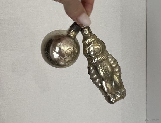 Елочная игрушка космонавт бонус СССР К.10
