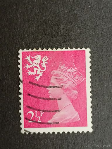 Великобритания 1971. Региональные почтовые марки Шотландии. Королева Елизавета II