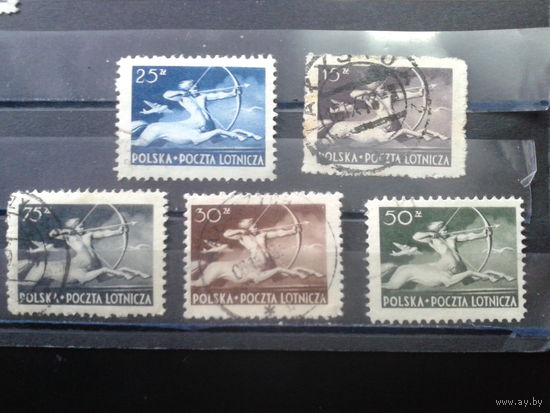 Польша 1948 стандарт, авиапочта, кентавр