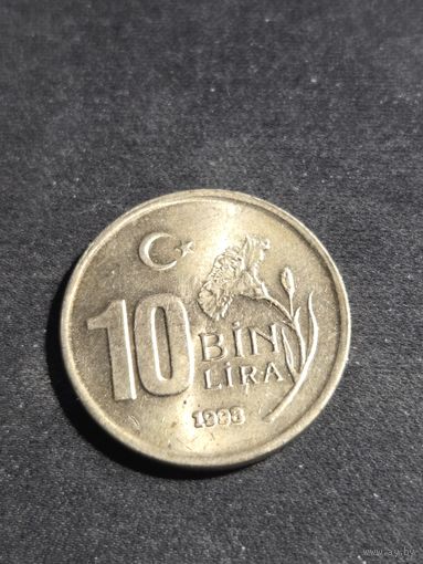 Турция 10000 лир 1998