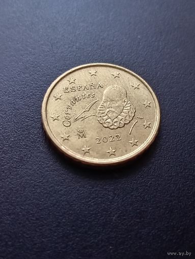 Испания 10 евроцентов 2022 г.