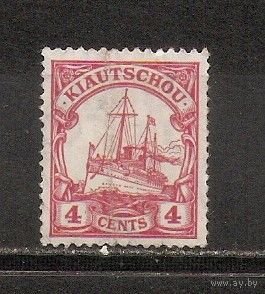 ФФ4 1905 немецкие марки Kiautschou 4 цента