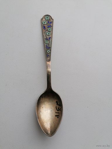 Чайная ложка серебро 875 пробы СССР