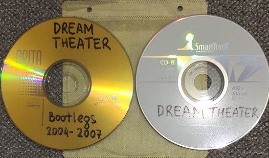 CD MP3 дискография DREAM THEATER часть 3 - студийный альбом, бутлеги, компиляция и концертный альбом - 2 CD.