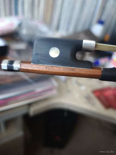 Профессиональный альтовый смычок Lothar Hermann в серебре