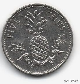 СОДРУЖЕСТВО БАГАМЫ 5 ЦЕНТОВ 2004. АНАНАС