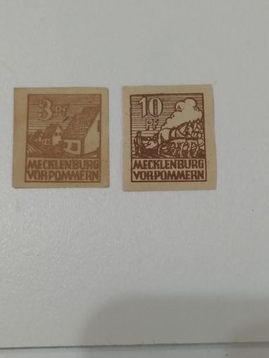 Советская зона. Мекленбург.