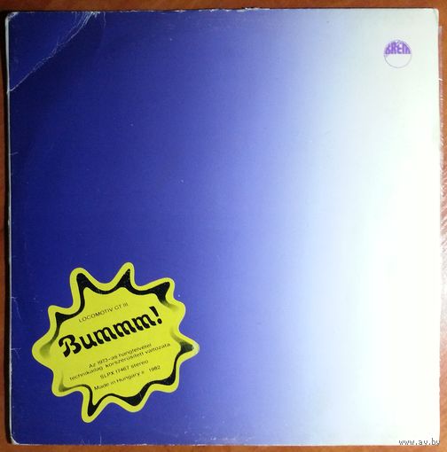 LP Locomotiv GT – Bummm! (1982) Prog Rock, Psychedelic Rock, Jazz-Rock, Pop Rock, Art Rock