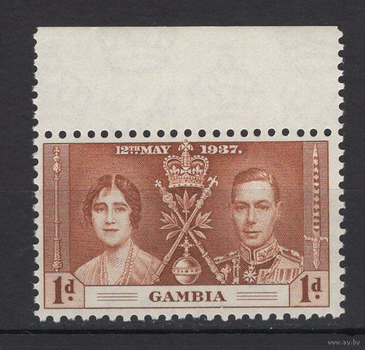 1937 Гамбия** Георг VI Коронация (SG 147)
