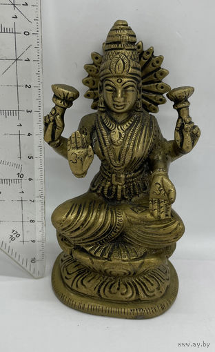 Бронзовая индийская статуэтка Лакшми