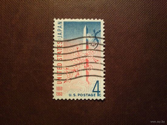 США 1960 г.Столетие договора между США и Японией./24а/