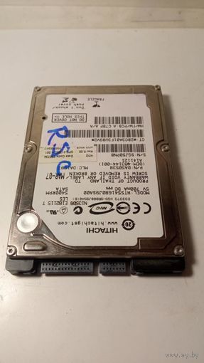 Жёсткий диск винчестер HDD SATA 2,5" 80 гб