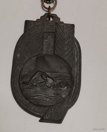 Медаль плавание. Австрия. Бронза. 1950-е.