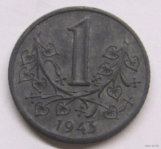 Богемия и Моравия 1 крона 1943 г