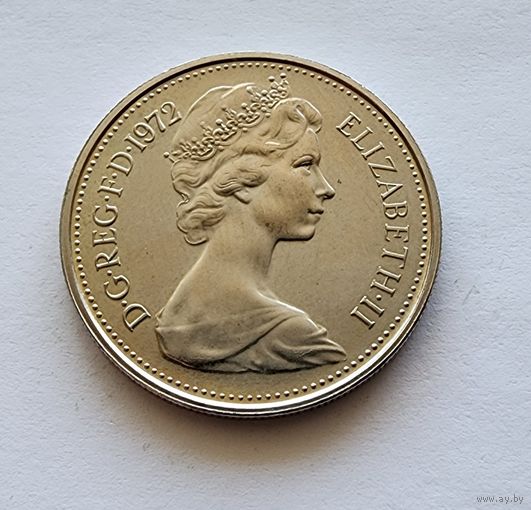 Великобритания 5 новых пенсов, 1972