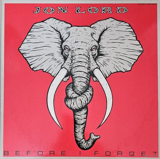Jon Lord (DeepPurple). Before I Forget (FIRST PRESSING)