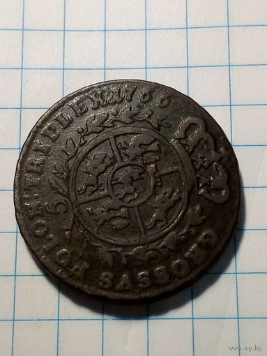 3 гроша ВКЛ и Речь Посполитая 1766 год...л...